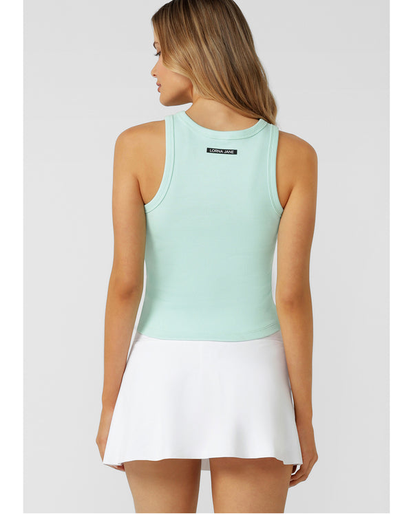 lorna-jane-LJ-basics-rib-tank-light-mint-cream