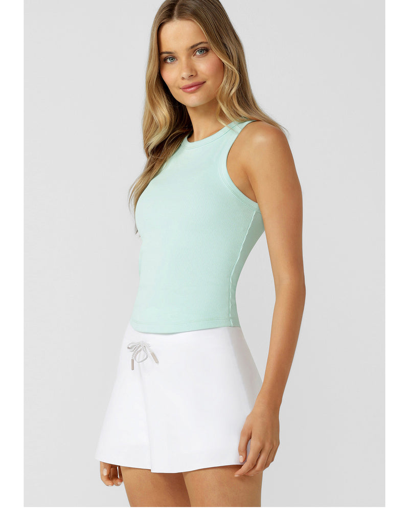 lorna-jane-LJ-basics-rib-tank-light-mint-cream