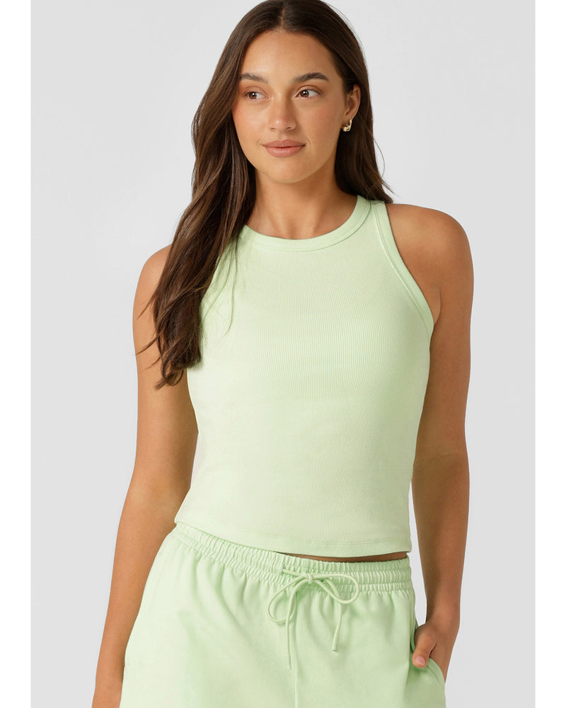 lorna-jane-basics-rib-tank-ice-green