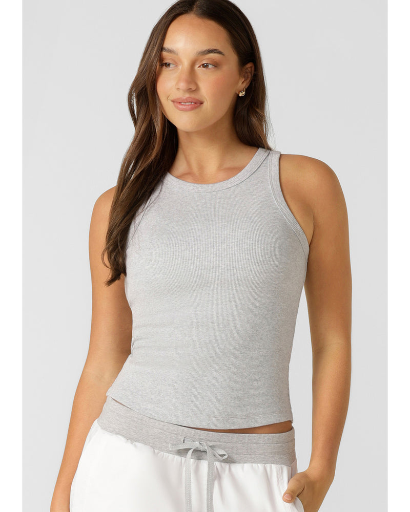 lorna-jane-basics-rib-tank-light-grey-marl