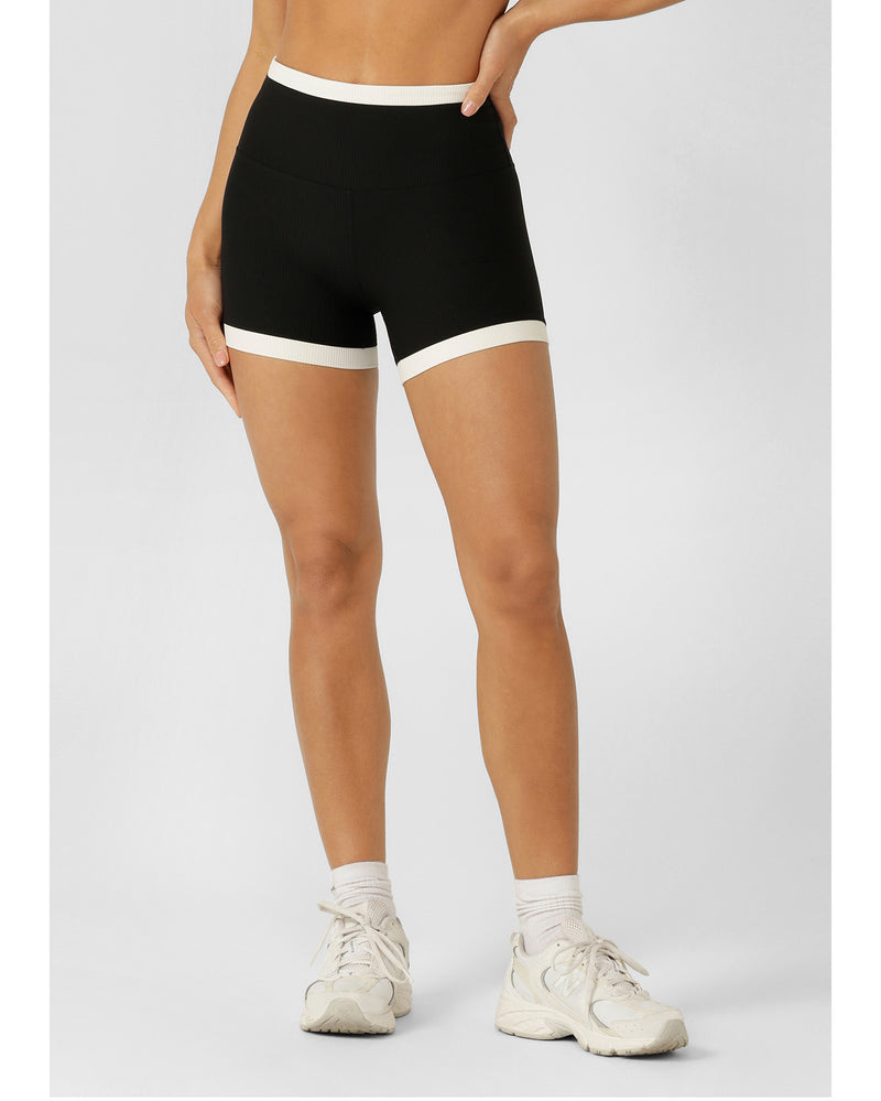 lorna-jane-gym-to-swim-retro-rib-12cm-bike-shorts-black