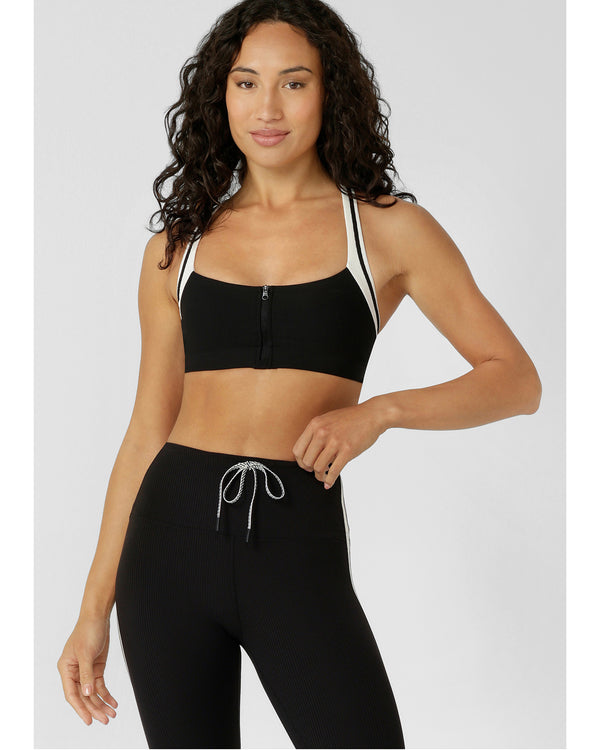 lorna-jane-gym-to-swim-retro-rib-maximum-support-bra-black