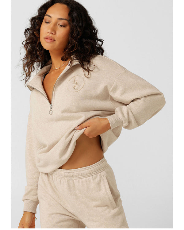 lorna-jane-heritage-1_4-zip-sweat-oat-marl