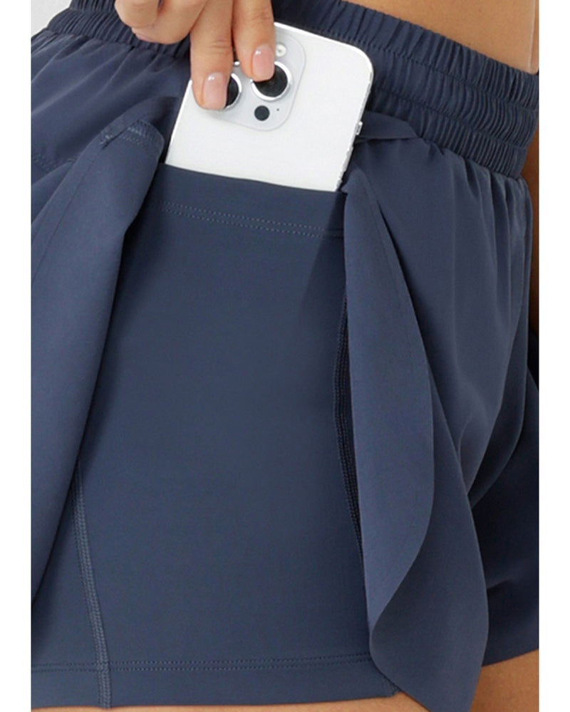 lorna-jane-lightspeed-phone-pocket-run-short-deep-dive-blue