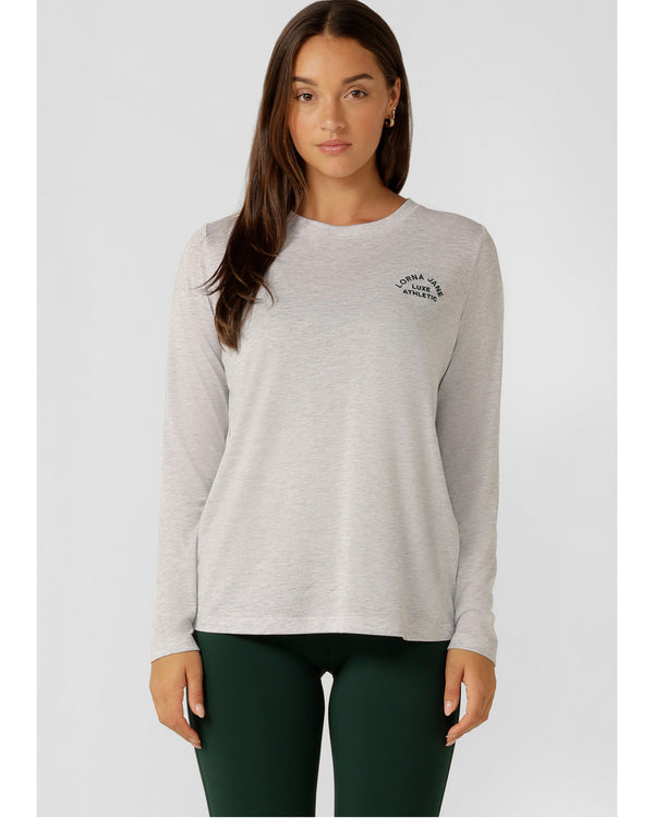 lorna-jane-lotus-limited-edition-long-sleeve-light-grey-marle-front