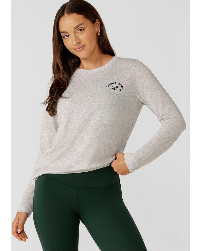 lorna-jane-lotus-limited-edition-long-sleeve-light-grey-marle-front