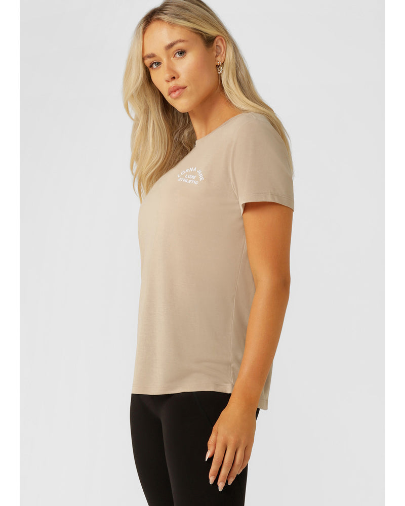 lorna-jane-lotus-t-shirt-oxford-tan-side