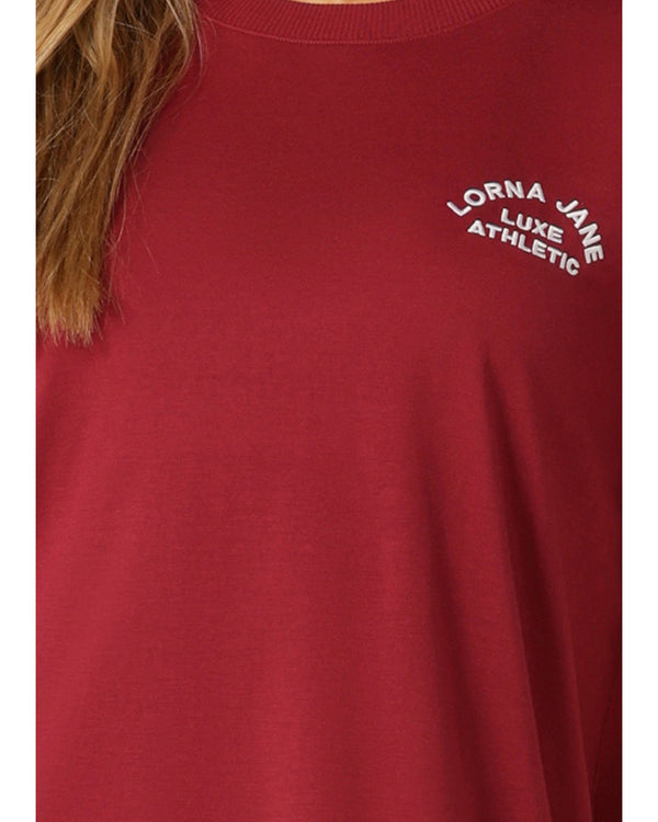 lorna-jane-lotus-t-shirt-red-berry
