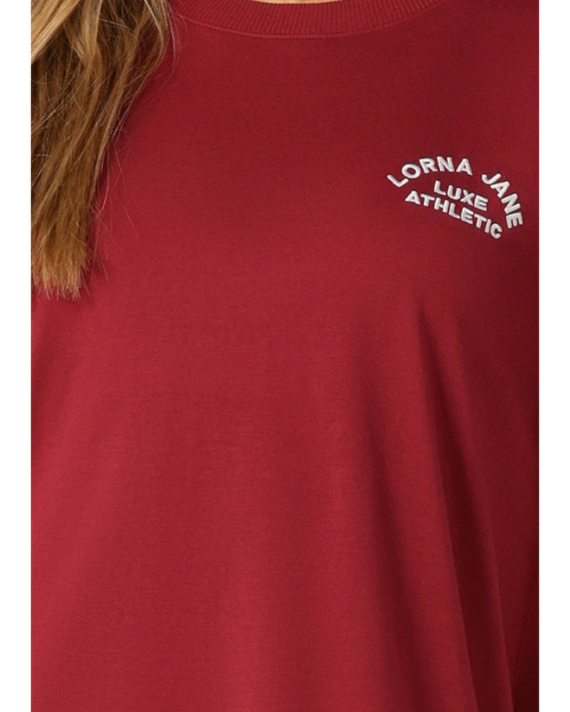 lorna-jane-lotus-t-shirt-red-berry