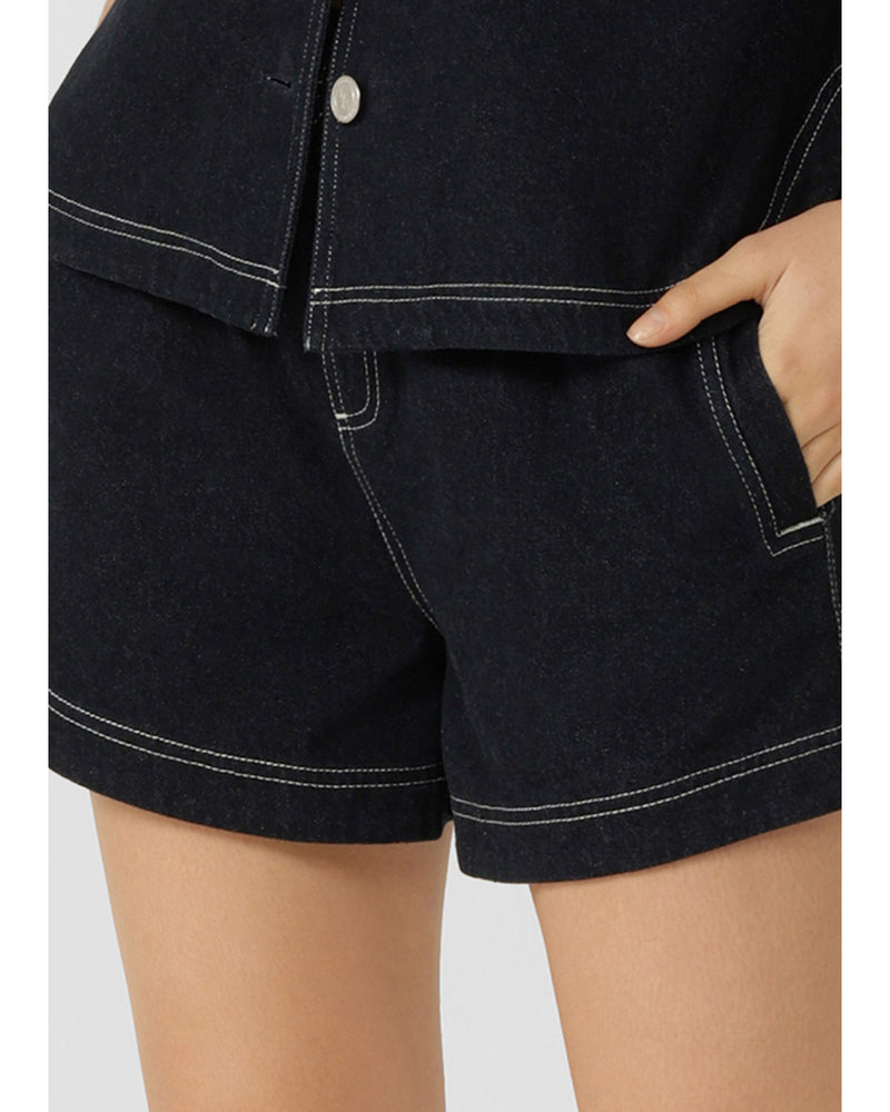 Lorna jane denim shorts online