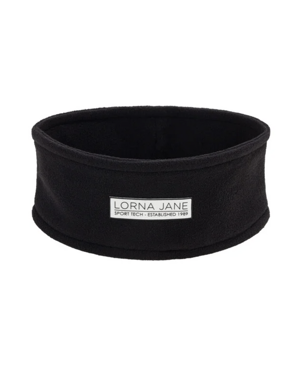lorna-jane-refletive-polar-fleece-headband-black