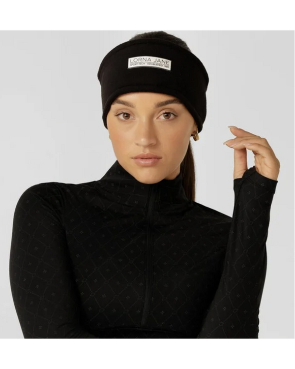 lorna-jane-refletive-polar-fleece-headband-black