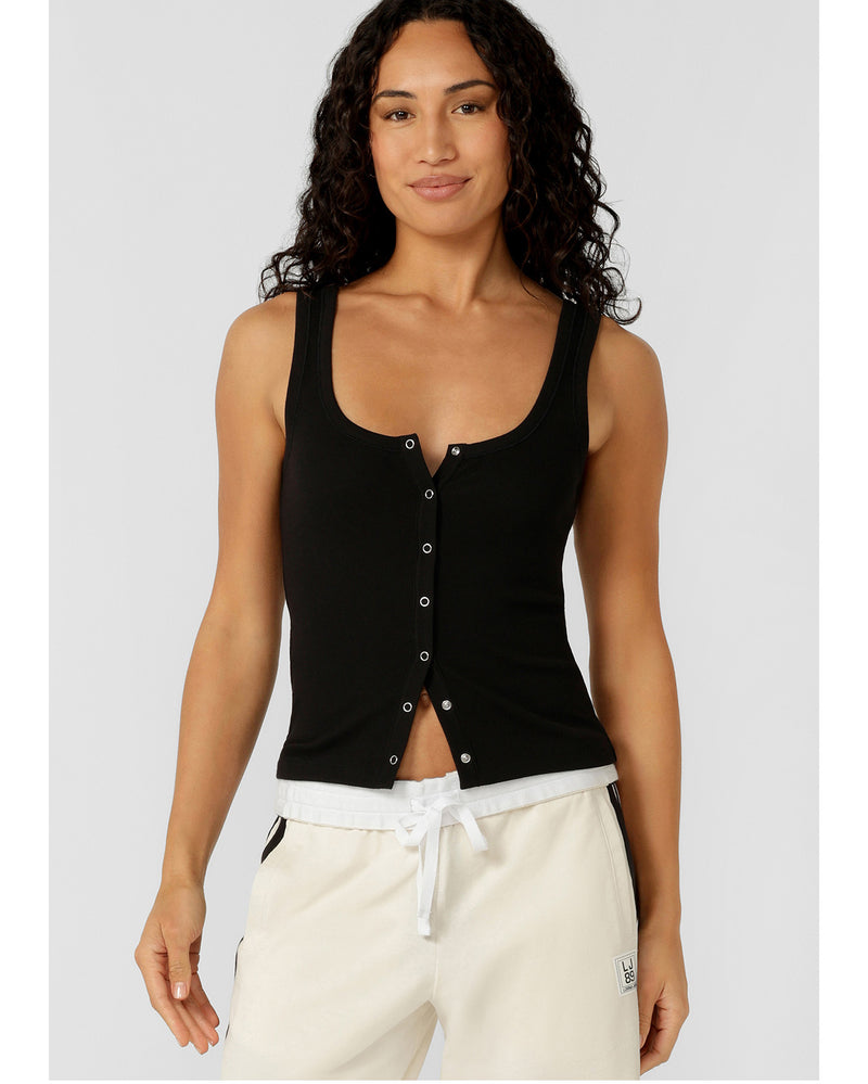 lorna-jane-retro-snap-tank-black