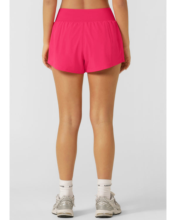 lorna-jane-stretch-and-stride-pocket-run-short-neon-raspberry