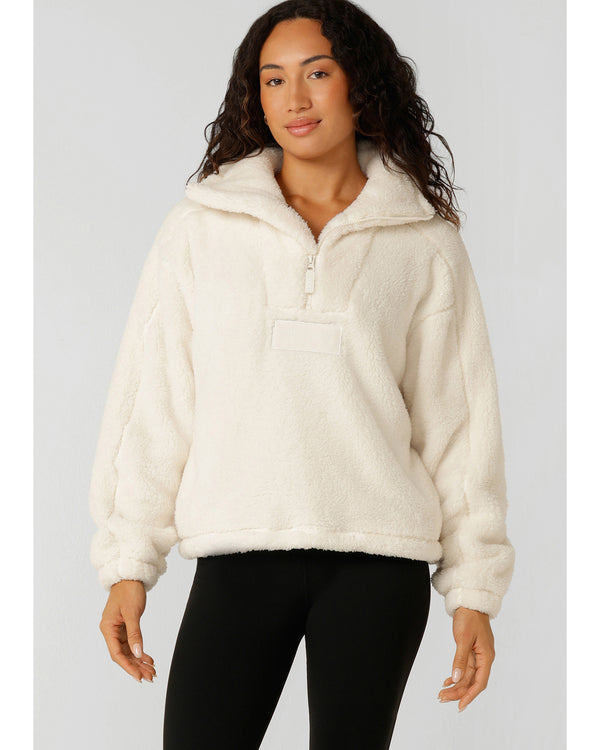 lorna-jane-teddy-quarter-zip-sweat-cream