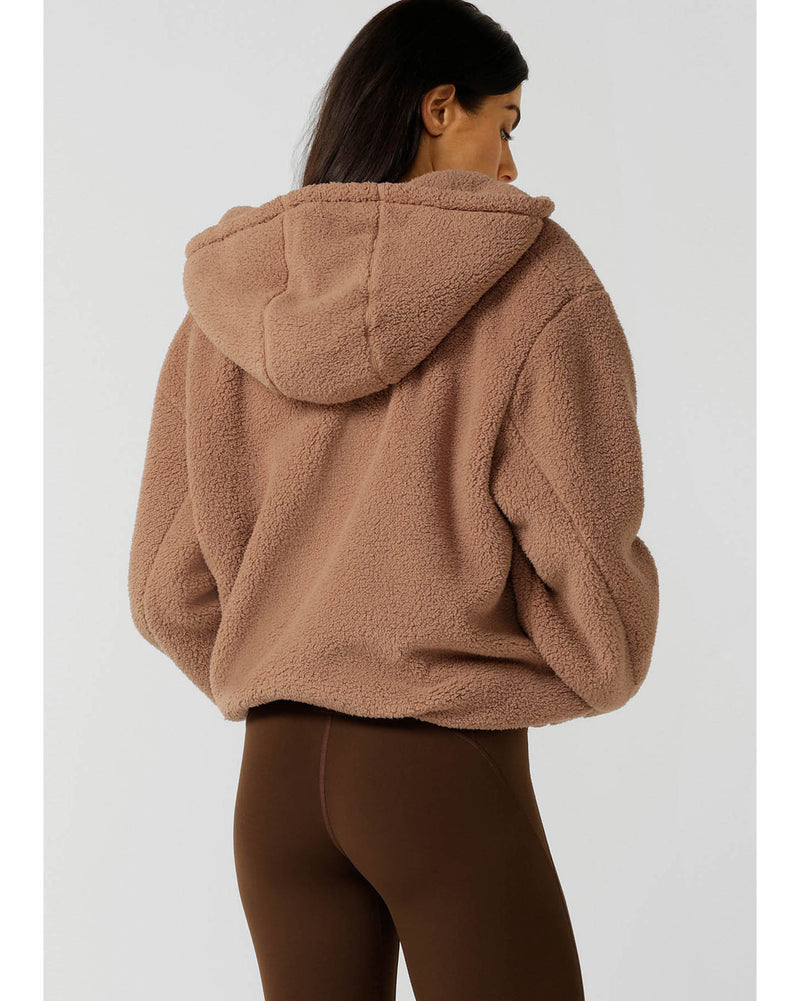 lorna-jane-teddy-zip-through-hoodie-walnut