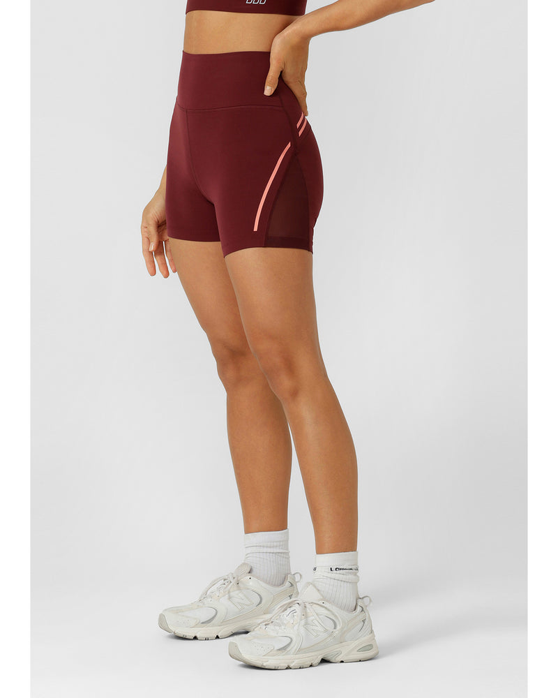 lorna-jane-train-hard-12cm-bike-short-dark-ruby