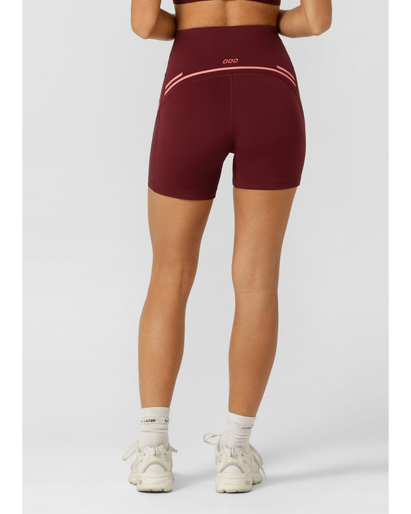 lorna-jane-train-hard-12cm-bike-short-dark-ruby