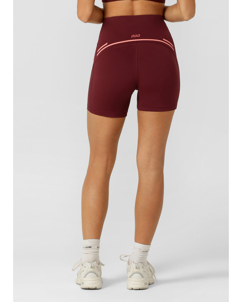 lorna-jane-train-hard-12cm-bike-short-dark-ruby