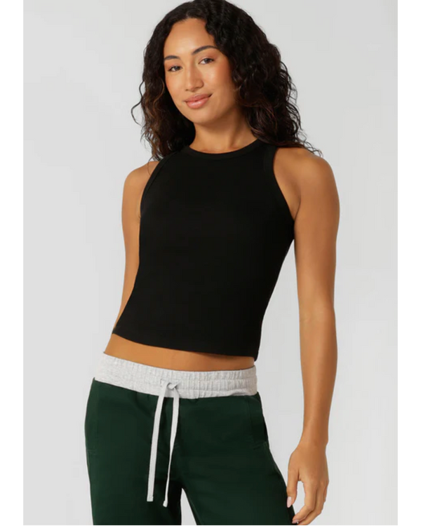 lorna-janeLJbasics-rib-tank-black