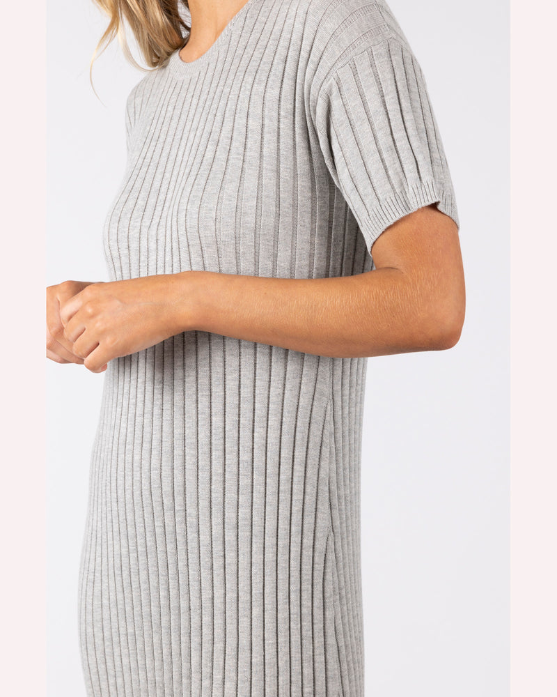 marlow-day-off-knit-dress-silver-front-view