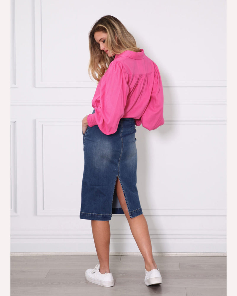 monaco-jeans-lina-denim-skirt-blue-wash-back-view