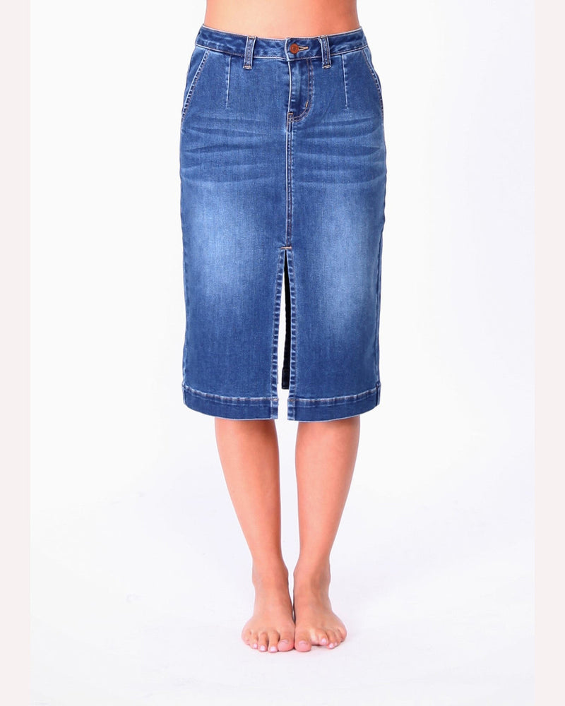 monaco-jeans-lina-denim-skirt-blue-wash-front-view