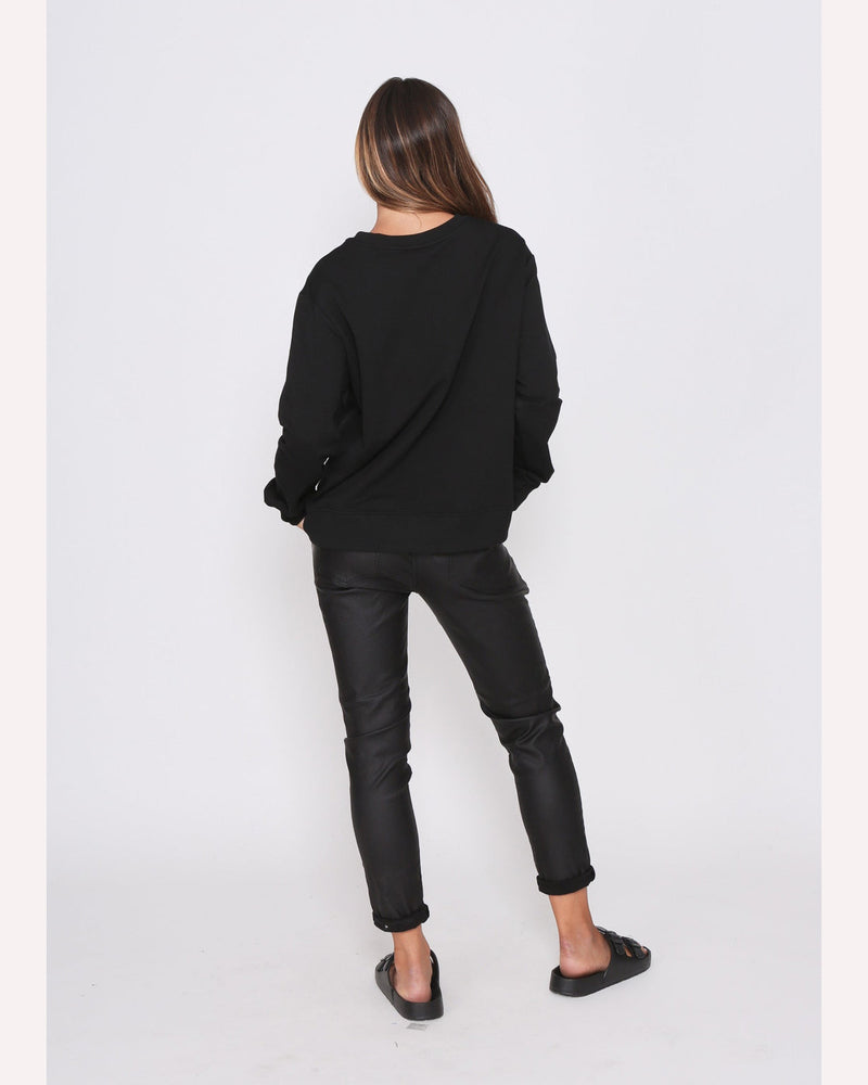 monaco-jeans-riley-jogger-black-wetlook-back-view