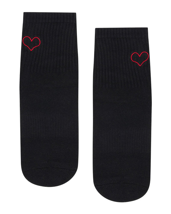 move-active-crew-non-slip-grip-socks-love-struck-black-