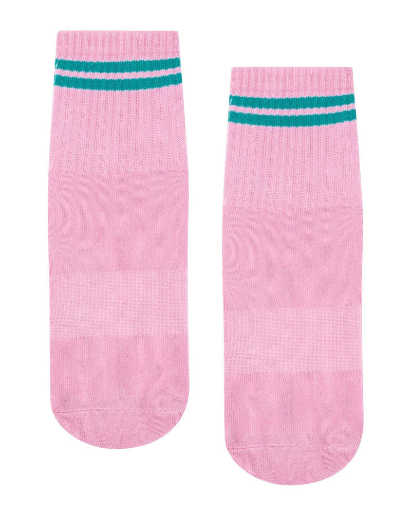 move-active-crew-non-slip-grip-socks-sorbet-pink-stripe