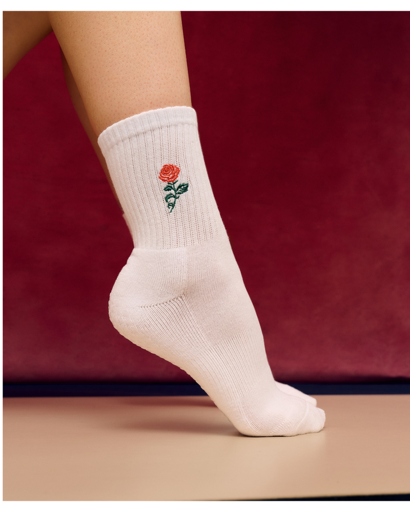 move-active-crew-non-slip-grip-socks-vintage-rose-white