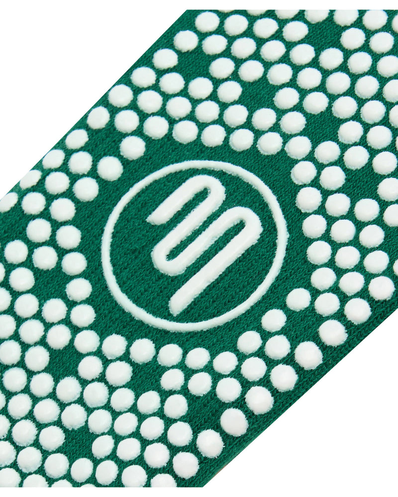 move-active-crew-non-slip-socks-emerald-rose-stripe