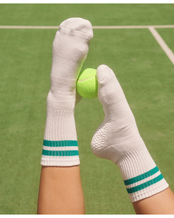 move-active-crew-non-slip-socks-racquet-stripe