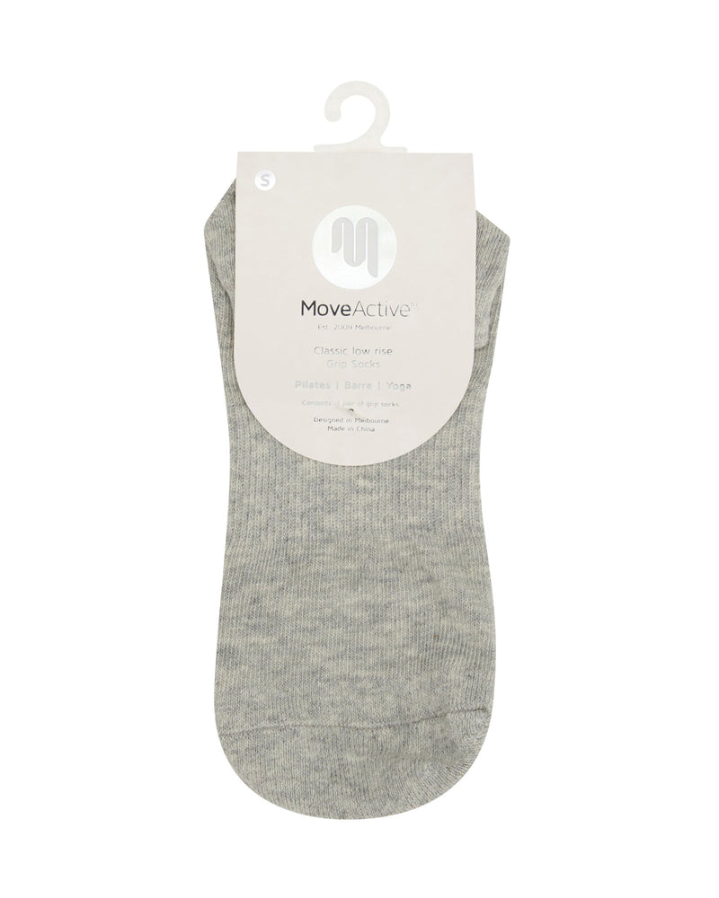 move-active-low-rise-grip-socks-grey-marle