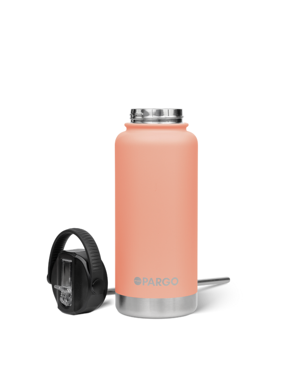 pargo-950ml-insulated-bottle-with-straw-lid-coral-pink