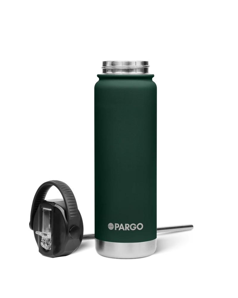 project-pago-750ml-insulated-bottle-with-straw-lid-forest-green-