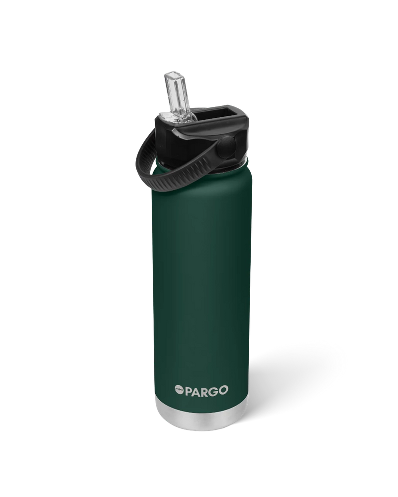 project-pago-750ml-insulated-bottle-with-straw-lid-forest-green-