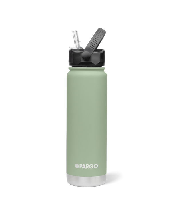 project-pargo-750ml-insulated-bottle-with-straw-lid-eucalypt-green