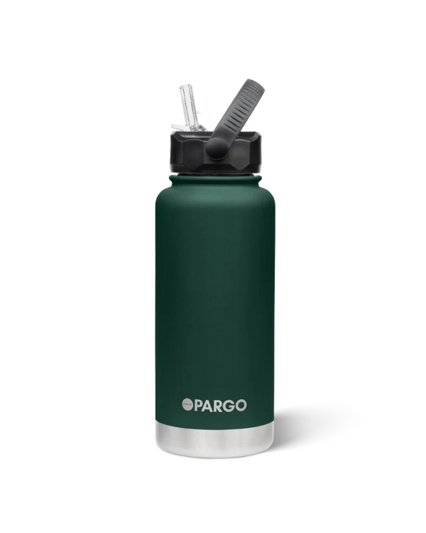 project-pargo-950ml-insulated-bottle-with-straw-lid-forest-green