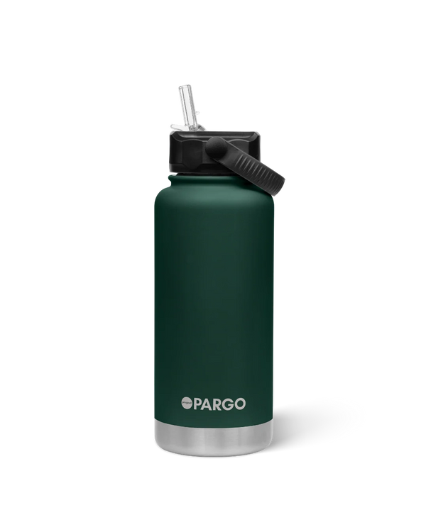 project-pargo-950ml-insulated-bottle-with-straw-lid-forest-green