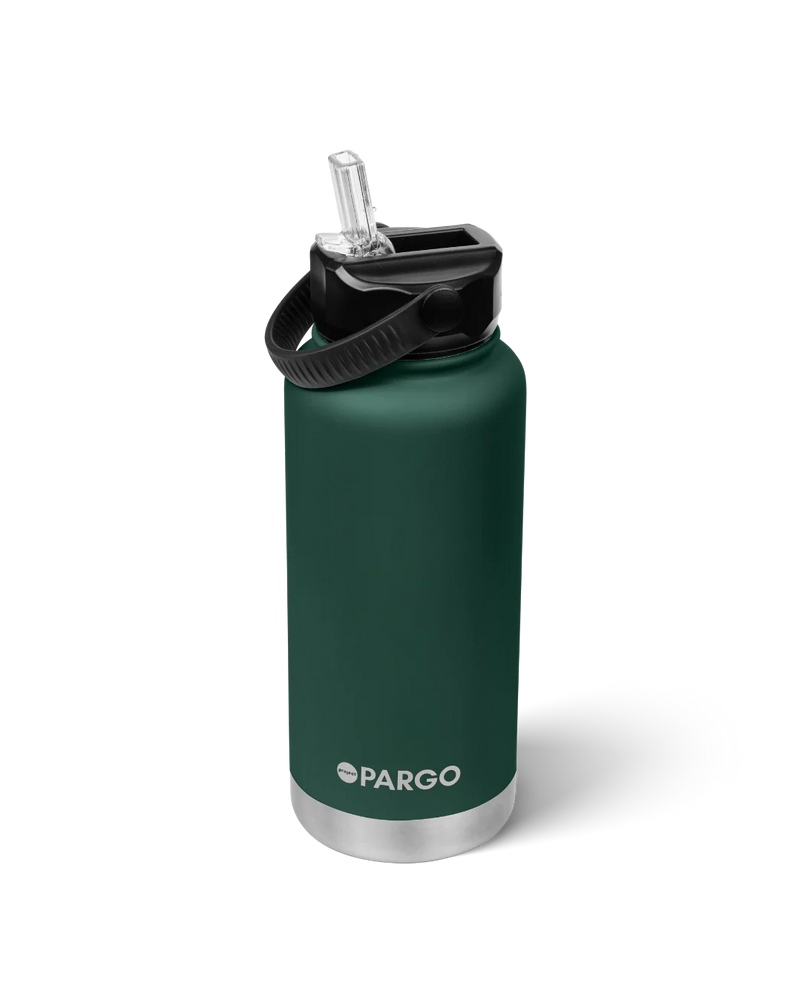 project-pargo-950ml-insulated-bottle-with-straw-lid-forest-green