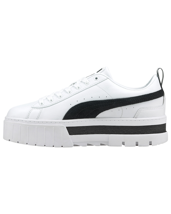 puma-mayze-leather-sneaker-white-black-side