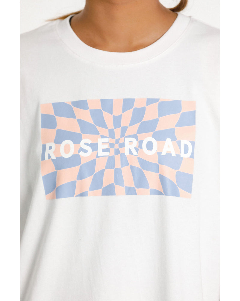 rose-road-topher-tee-white-tropical-check-print-close-up-front