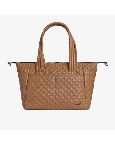 Vooray Alana  Duffel Bag - Quilted Tan