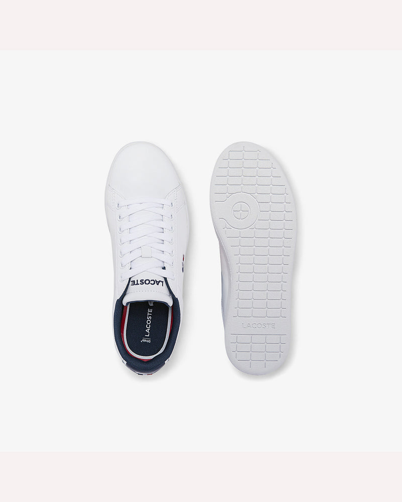 LACOSTE-CARNABY-EVO-TRI1-SFA-WHT_NVY_RED-top-bottom-view