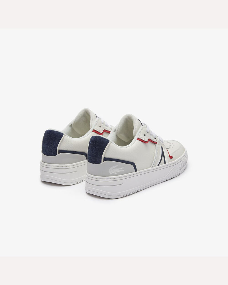 Lacoste-L001-sneaker-white-navy-red-back-view