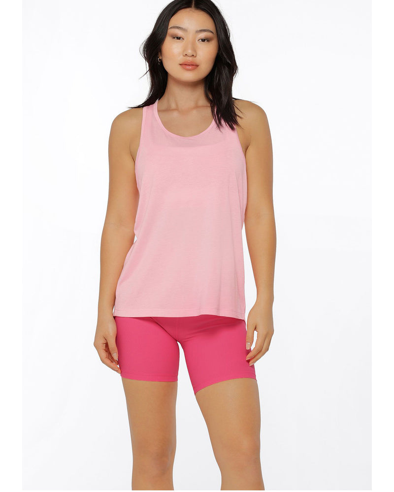 Lorna-Jane-Keep-it-Cool-Active-Tank-Hot-Fuschia-front-view
