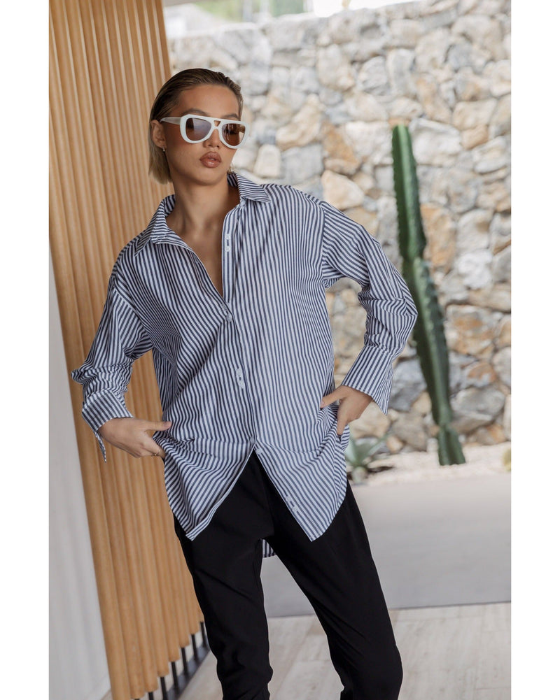 alexandra-austin-shirt-white-navy-stripe-front-view