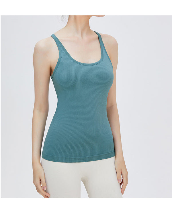 fearless-club-strong-ribbed-tank-jade-green-front-view