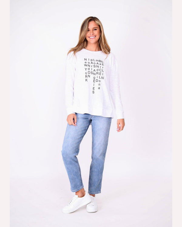 leoni-puzzle-long-sleeve-tee-white-front-view